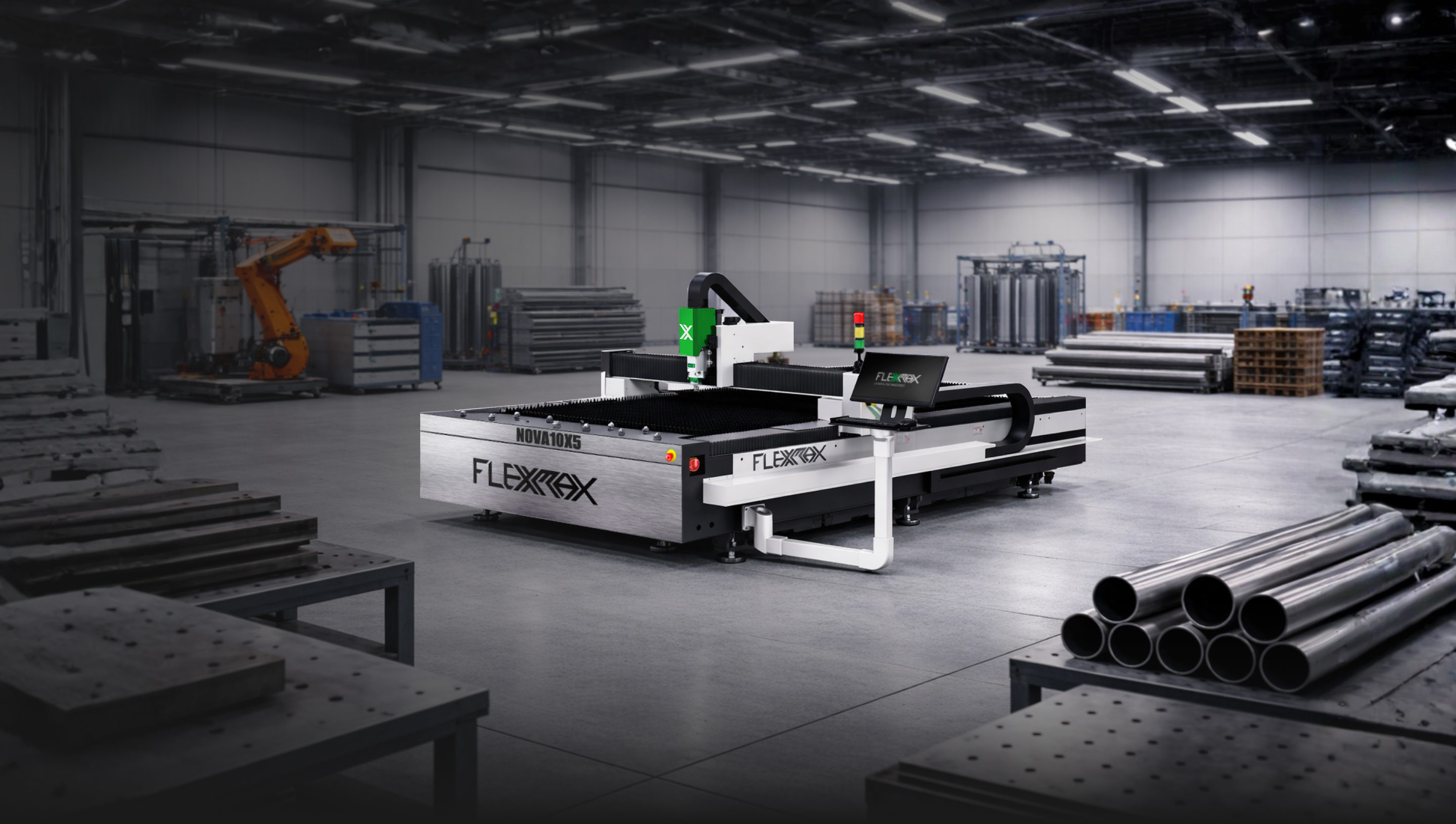 FlexMax NOVA Series - Máquinas láser industriales de corte de metal con potencias 2000W, 3000W y 6000W